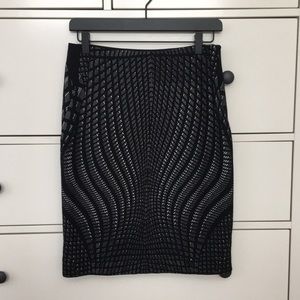 Diane von Furstenberg black skirt, size 6